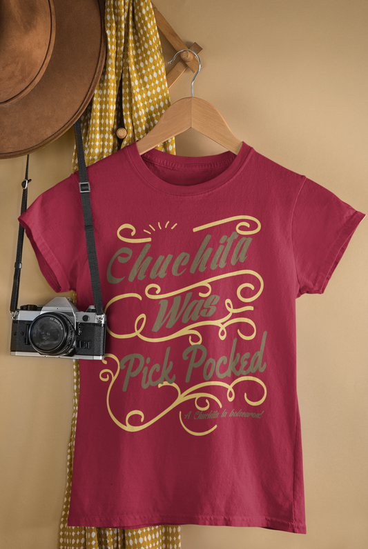 Playera  A Chuhita la Bolsearon!