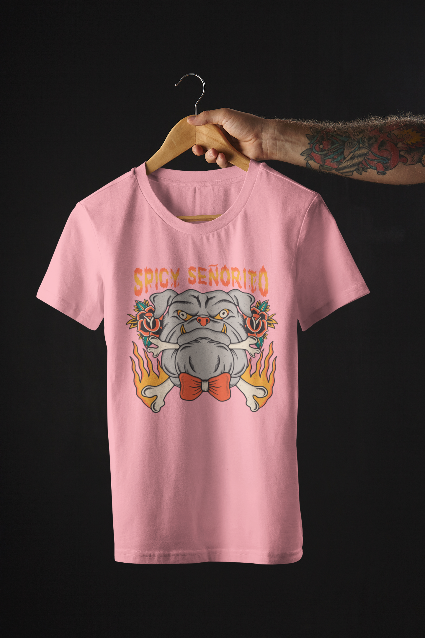 Playera Bulldog Spicy Tattoo